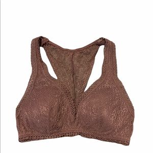 Victoria Secret Purple Lace Bralette Size Small Lightly Padded